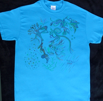 Blue T-Shirt, Full Design